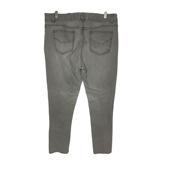 J. Jill Women's Slim Leg Stretch Jeans Size 14 Tall Light Gray - Picture 2 of 9